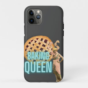 bakkoningin op grijs Case-Mate iPhone case
