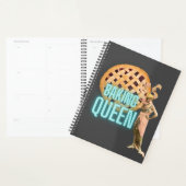 bakkoningin op grijs planner (Display)