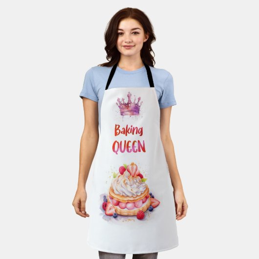 Bakkoningin Schort (Gedragen)