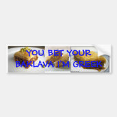 Baklava Bumpersticker (Voorkant)