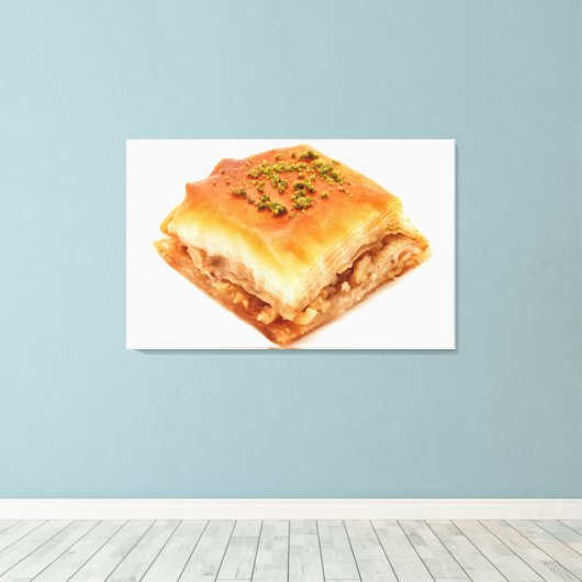 Baklava Canvas Afdruk (Insitu (Houten vloer))