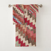 Baklava Chevron Star II // Authentic 18th Century Bad Handdoek (Insitu)