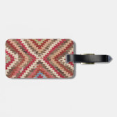 Baklava Chevron Star II // Authentic 18th Century Bagagelabel (Achterkant horizontaal)