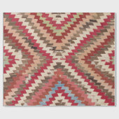 Baklava Chevron Star II // Authentic 18th Century Cadeaupapier (Vlak)