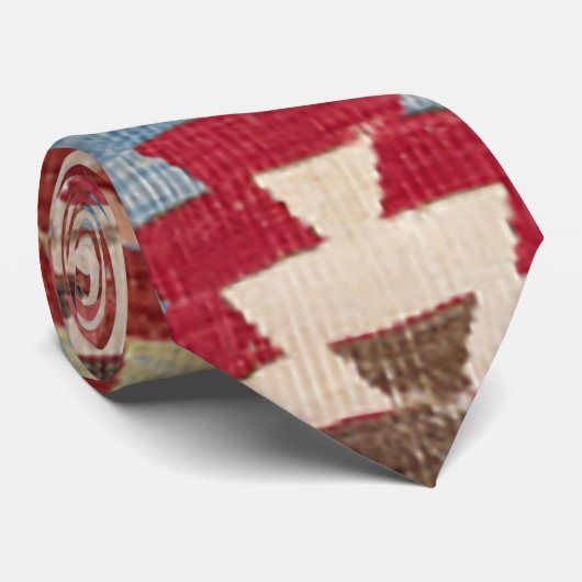 Baklava Chevron Star II // Authentic 18th Century Stropdas (Opgerold)