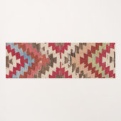 Baklava Chevron Star II // Authentic 18th Century Yogamat (Achterkant (horizontaal))