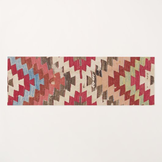 Baklava Chevron Star II // Authentic 18th Century Yogamat (Voorkant (horizontaal))