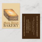Baklava Dessert Pastry Greek Food Bakery Diner Visitekaartje (Voorkant / Achterkant)