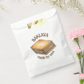 Baklava Dessert Pastry Griekse voedselbakkerij gem Bedankzakje (Gezegeld)