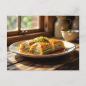 Baklava-receptkaart Briefkaart (Voorkant)