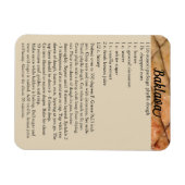 Baklava Recipe Magnet Fridge Holiday Baking Magneet (Horizontaal)