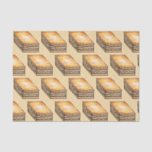 Baklava Sweet Filo Honey Dessert Pastry Greek Food Tissuepapier