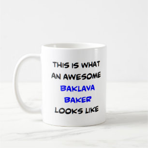 baklavabakker, geweldige koffiemok