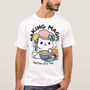 Bakmagie één poot tegelijk Mopshond T-shirt