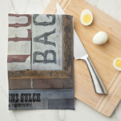 Bakmeel te koop  bord - 10 cent meel theedoek (Quarter Fold)