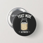 Bakmodus geactiveerd Bakken Koken Chef  Ronde Button 5,7 Cm (Voorkant /achterkant)