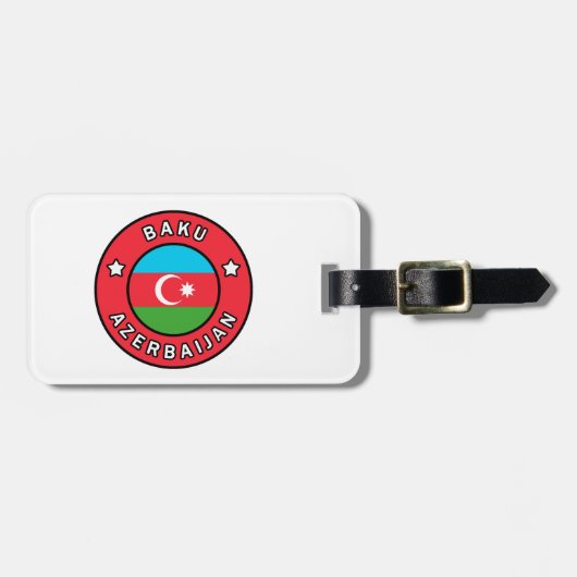 Bakoe Azerbeidzjan Bagagelabel (Voorkant horizontaal)