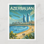 Bakoe Azerbeidzjan  bekende reisplaats Briefkaart (Voorkant)