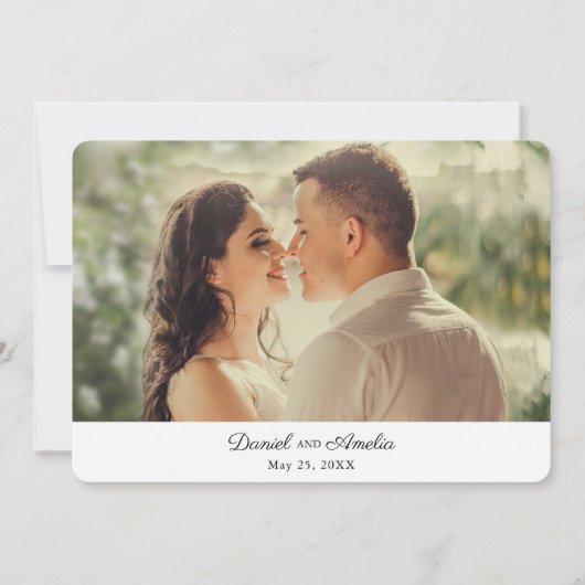 Bakoe, Azerbeidzjan Bestemming Opslaan van de datu Save The Date (Achterkant)