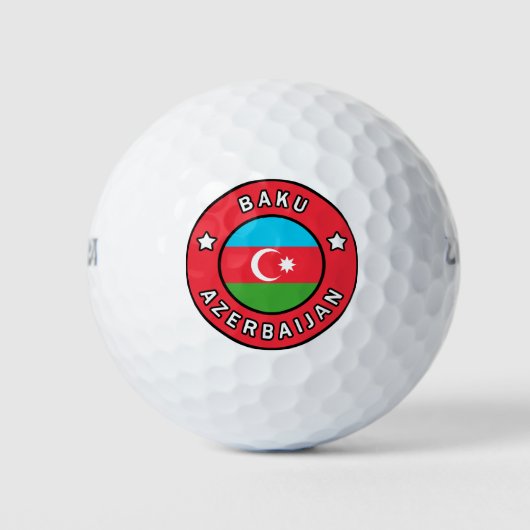 Bakoe Azerbeidzjan Golfballen (Voorkant)