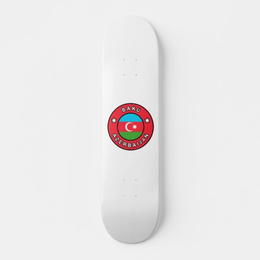 Bakoe Azerbeidzjan Persoonlijk Skateboard (Voorkant)