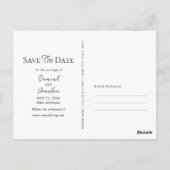 Bakoe Azerbeidzjan Waterverf Save the Date Briefkaart (Achterkant)