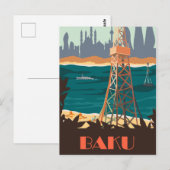 Bakoe Briefkaart (Voorkant / Achterkant)
