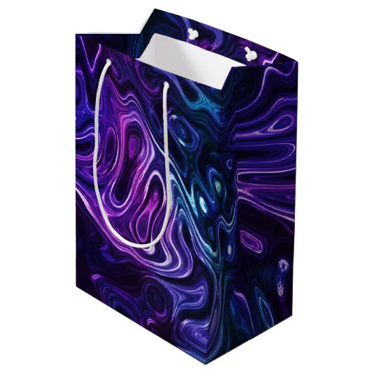 Bakoe fluisteren - donker marmer : medium cadeauzakje (Achterkant Gekanteld)