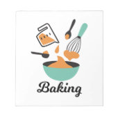 Bakontwerp voor bakkerijen notitieblok (Voorkant)