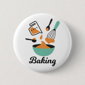 Bakontwerp voor bakkerijen ronde button 5,7 cm (Voorkant)