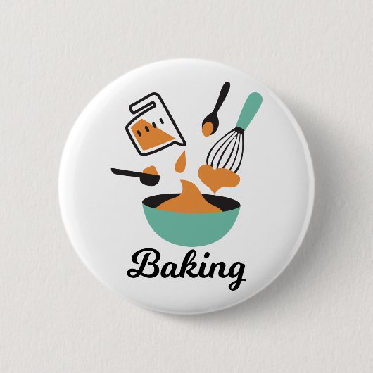 Bakontwerp voor bakkerijen ronde button 5,7 cm (Voorkant)