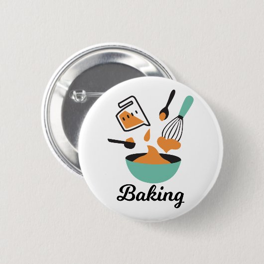 Bakontwerp voor bakkerijen ronde button 5,7 cm (Voorkant /achterkant)