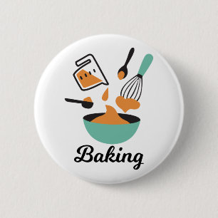 Bakontwerp voor bakkerijen ronde button 5,7 cm