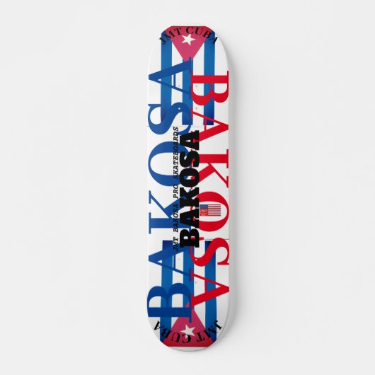 BAKOSA JMT CUBA 7 3/4" Skateboard Deck (Voorkant)