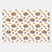 bakpatroon van de waterverf inpakpapier vel (Voorkant)