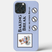 Bakpauze Relaxerende Dame met Wijn & Mobiel Case-Mate iPhone Case (Achterkant)