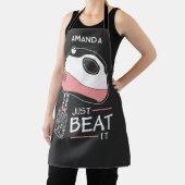 Bakpen Pun gewoon slaan het grappig gepersonalisee Schort (Insitu)