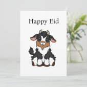 Bakra Eid Mubarak  Feestdagenkaart (Staand voorkant)