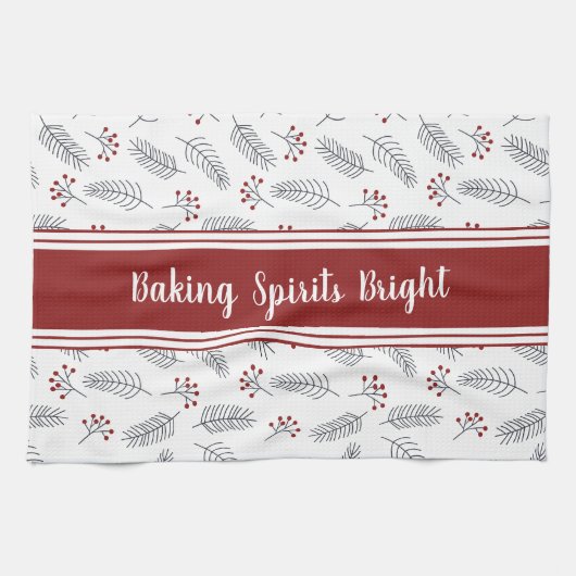 bakspirits Bright Christmas Theedoek (Horizontaal)