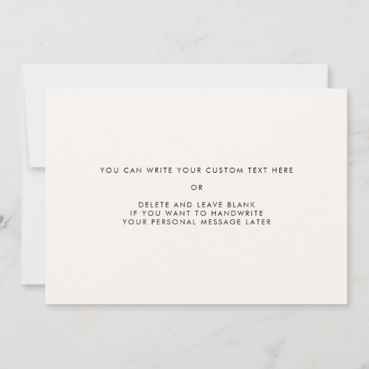 Baksteen aan mijn beste vriendin op haar trouwdag kaart (Achterkant)