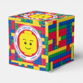 Baksteen Bouwer Man Aanpasbare Verjaardag Bedankdoosjes (Achterkant)
