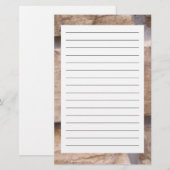 Baksteen Briefpapier (Voorkant / Achterkant)