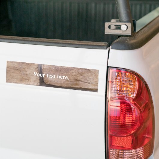 Baksteen Bumpersticker (Op Truck)