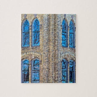 Baksteen en glas - 8 x 10 - 110 pcs. legpuzzel