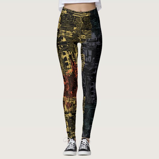 Baksteen Leggings (Voorkant)