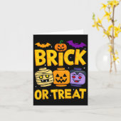 Baksteen of trakteer Halloween Master Builder Bloc Kaart (Gele Bloem)