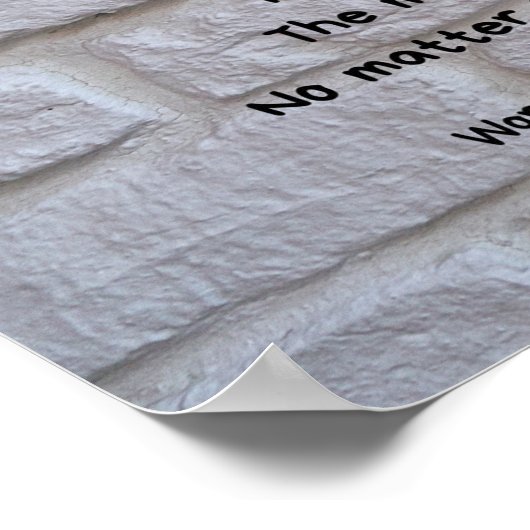 Baksteen Poster (Hoek)