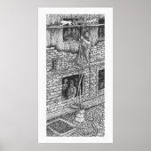 Baksteen - Poster (Voorkant)