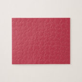 Baksteen rood (effen kleur) legpuzzel (Horizontaal)