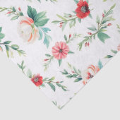 Baksteen Rood en Pastel Rood Swag Tissuepapier (Detail)